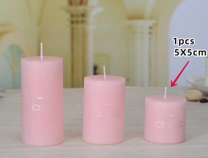 Scented Candle Classic Column Birthday Romantic