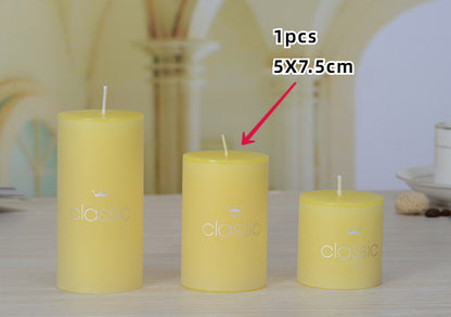 Scented Candle Classic Column Birthday Romantic