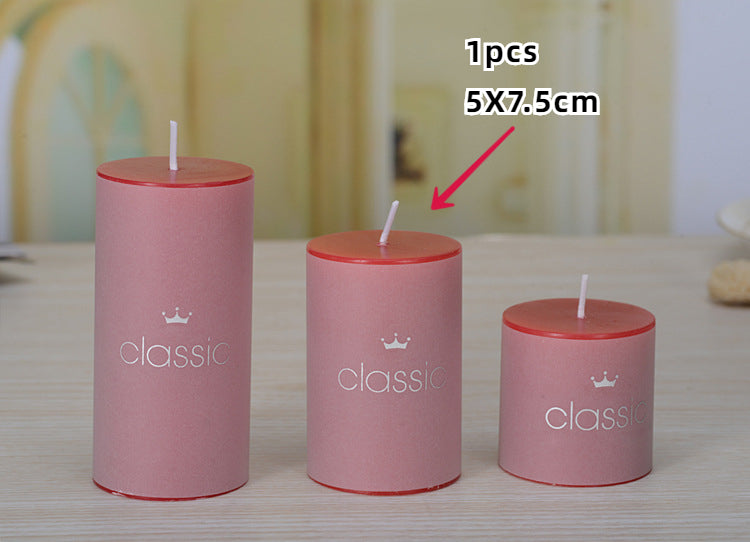 Scented Candle Classic Column Birthday Romantic