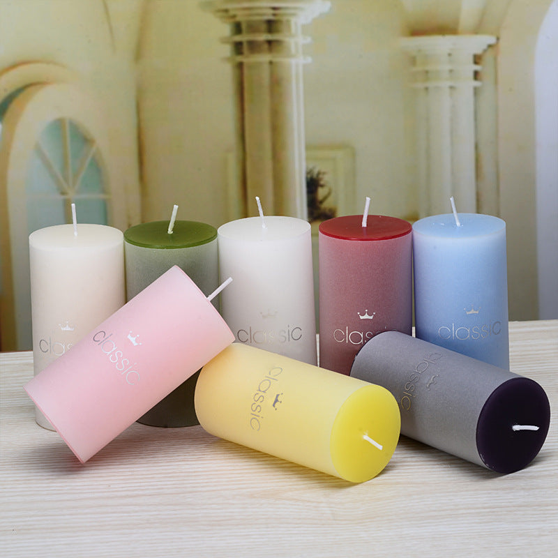 Scented Candle Classic Column Birthday Romantic