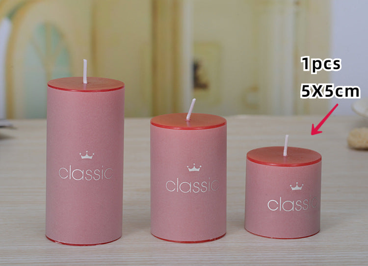 Scented Candle Classic Column Birthday Romantic